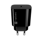 Natec Ribera USB Charger 1X USB-C 20W, Black