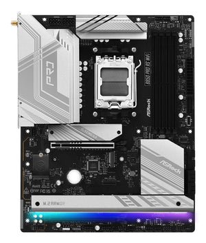 Mainboard|ASROCK|AMD B850|SAM5|ATX|Memory DDR5|Memory slots 4|1xPCI-Express 4.0 16x|1xPCI-Express 5.0 16x|1xM.2|1xHDMI|1xAudio-In|1xAudio-Out|1xMicrophone|6xUSB 2.0|4xUSB 3.2|2xUSB-C|1xRJ45|B850PRORSWIFI