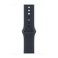 Apple Watch SE 3 GPS 44mm Midnight Aluminium Case with Navy Blue Sport Band - M/L | Apple