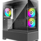 Case|XILENCE|XG172|MidiTower|Case product features Fan control panel/Transparent panel|Not included|Colour Black|XG172