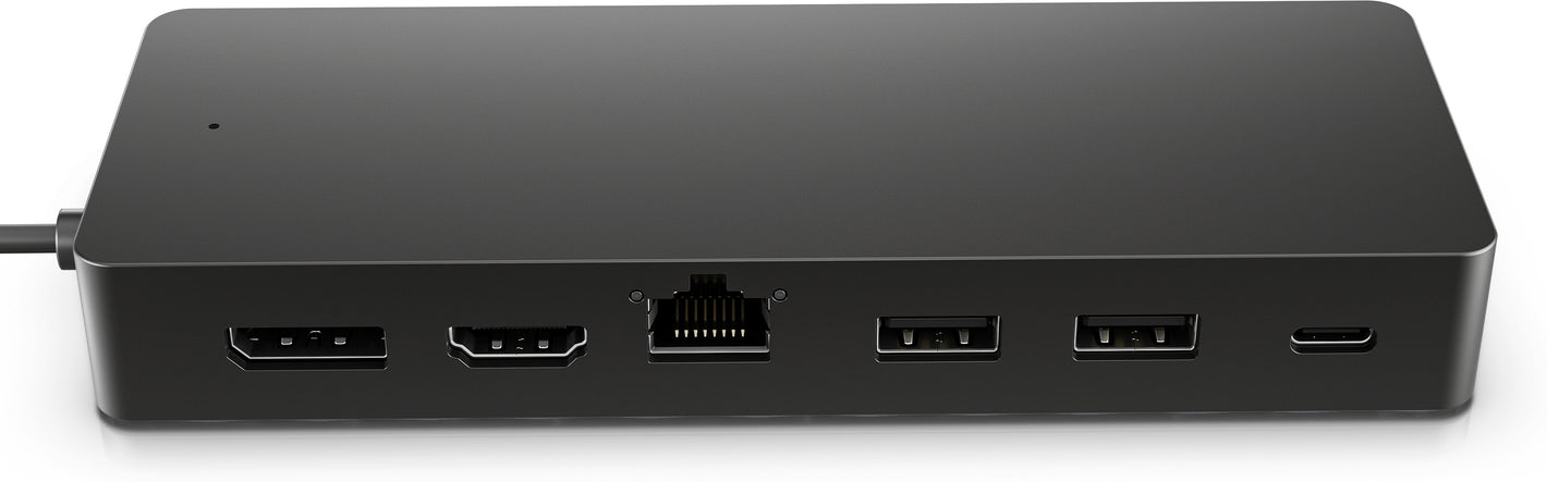 HP Universal USB-C Multiport Travel Hub 65W - 2 x USB 3.2, 2 x USB-C, 1 x DP, 1 x HDMI, 1 x RJ-45, 1 year