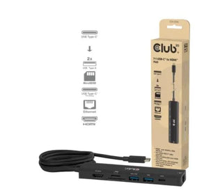 I/O HUB 7IN1 USB-C HDMI/140W CSV-2555 CLUB3D