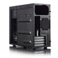 Fractal Design | CORE 1100 | Black | Micro ATX | ATX PSUs, up to 185mm if a typical-length optical drive is mounted