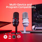 MICROPHONE HYPERX SOLOCAST/WHITE 519T2AA HYPERX