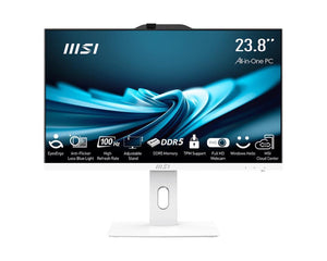 Monoblock PC|MSI|PRO|AP241P 14M|Business|All in One|CPU Core i5|i5-14400|2500 MHz|Screen 23.8"|RAM 16GB|DDR5|5600 MHz|SSD 500GB|Graphics card Intel UHD Graphics|Integrated|Windows 11 Pro|Colour White|PROAP242P14M-891EU