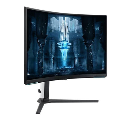 LCD Monitor|SAMSUNG|Odyssey NEO G8|32"|Gaming/4K/Curved|Panel VA|3840x2160|16:9|240Hz|1 ms|Swivel|Pivot|Height adjustable|Tilt|Colour Black / White|LS32BG850NPXEN