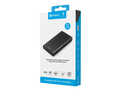SANDBERG Powerbank USB-C PD 100W 38400
