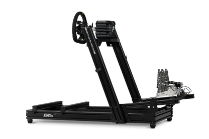 Next Level Racing GTElite Lite | Aluminium Simulator Cockpit, Wheel Plate Edition | Black