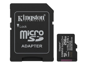 Kingston Canvas Select Plus | 256 GB | microSD | Flash memory class Class 10, UHS-I, U1/U3, video class 10/30, A1