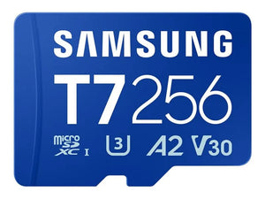 SAMSUNG T7 microSD Memory Card 256GB