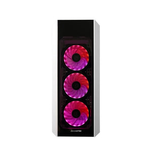 Case|CHIEFTEC|ATX/micro ATX/Mini-ITX|White|Midi Tower|PC|GL-03W-OP