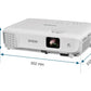 Epson | EB-W53 | WXGA (1280x800) | 4000 ANSI lumens | White