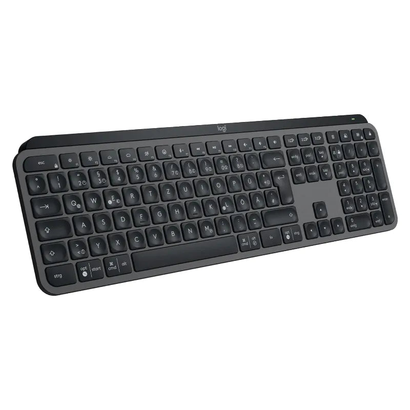Logitech MX Keys S Wireless Keyboard, RF Wireless+Bluetooth, Illuminated, US Int, Graphite