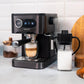 Cecotec Coffee machine | Power Espresso 20 Pro Latte | Pump pressure 20 bar | Built-in milk frother | Semi-automatic | Black | 1350 W