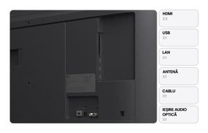 TV Set|LG|43 "|4K Ultra HD|3840 x 2160 pixels|Flat|16:9|LED|43UA74003LB