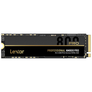 SSD|LEXAR|NM800PRO|1TB|M.2|PCIe Gen4|NVMe|Write speed 6300 MBytes/sec|Read speed 7500 MBytes/sec|MTBF 1500000 hours|LNM800P001T-RNNNG