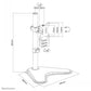 NEOMOUNTS BY NEWSTAR DESK STAND BLACK
