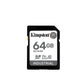 Kingston | Memory Card | SDIT/64GB | 64 GB | SD | Flash memory class Class 10, UHS-I, U3, V30, A1