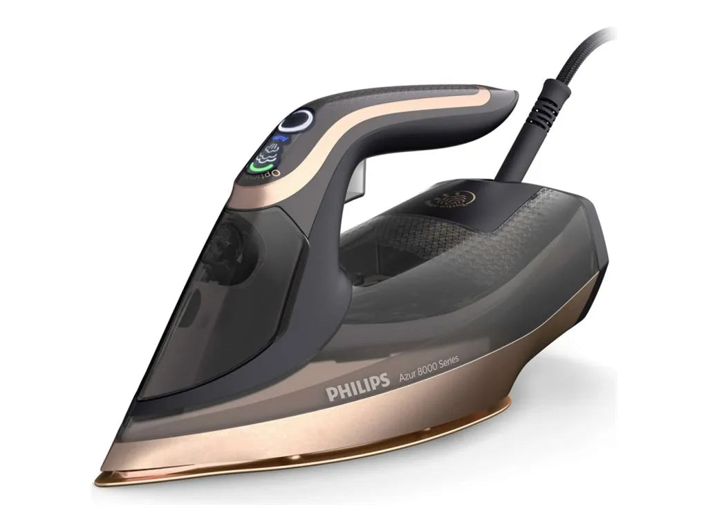 Philips | Azur DST8041/80 | Steam Iron | 3000 W | Water tank capacity 350 ml | Continuous steam 80 g/min | Steam boost performance 260 g/min | Black/Gold
