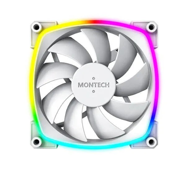 CASE FAN 120MM/AX120 PWM WHITE 3 IN 1 MONTECH