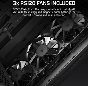Corsair PC Case | 3200D RS | Mid-Tower | Smoke
