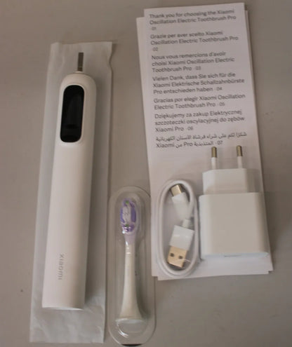 SALE OUT. Xiaomi Oscillation Electric Toothbrush Pro, White EU | Xiaomi Oscillation Electric Toothbrush Pro EU | Warranty 24 month(s) | Rechargeable | For adults | Number of brush heads included 2 | Number of teeth brushing modes 4 | White | UNPACKED...