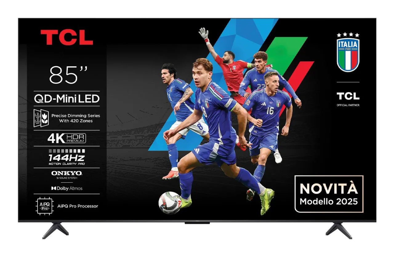 TV Set|TCL|85 "|4K Ultra HD|3840 x 2160 pixels|Flat|16:9|QD-Mini LED|85Q6C
