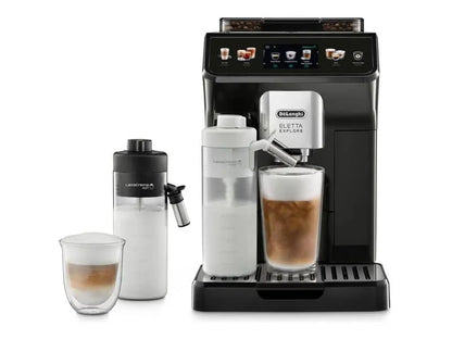 Delonghi | Coffee Maker | ECAM450.55.G Eletta Explore | Pump pressure 19 bar | Built-in milk frother | Automatic | 1450 W | Grey