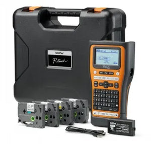BROTHER PT-E560BTSP LABEL THERMO PRINTER PORTABLE, USB, BT, CUTTER + 4 TZE TAPES
