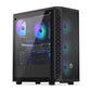 Case|ENDORFY|Signum 300 ARGB|MidiTower|Case product features Transparent panel|Not included|ATX|MicroATX|MiniITX|Colour Black|EY2A006