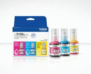 BROTHER MULTIPACK BTD100CLVAL, C/M/Y VALUE PACK, 3 X 5000 PAGES