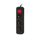 Lanberg Cable Power Strip, 3X French Outlets with Switch, Quality-Grade Copper, 3 m | PS1-03E-0300-BK