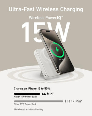 Anker MagGo Power Bank | A1654G21 | 10000 mAh | White