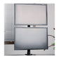 TECHLY 020690 Double twin desk arm