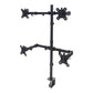 MH Monitor Mount supports 4 LCD Monitors