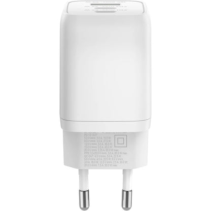 Goobay 65 W USB-C PD GaN Multiport Fast Charger Nano, White | Goobay | 65 W USB-C PD GaN Multiport Fast Charger Nano
