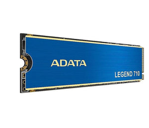 SSD|ADATA|LEGEND 710|512GB|M.2|PCIE|NVMe|3D NAND|Write speed 1000 MBytes/sec|Read speed 2400 MBytes/sec|TBW 130 TB|MTBF 1500000 hours|ALEG-710-512GCS