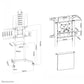 NEWSTAR MOBILE FLAT SCREEN FLOOR STAND (HEIGHT: 160 CM) 37-70" WHITE