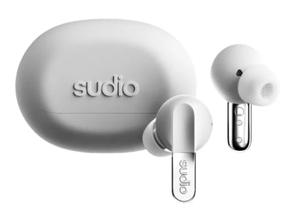 Sudio Earbuds | N3 Pro | Bluetooth | In-ear | Microphone | Chrome White | Noise canceling | Wireless