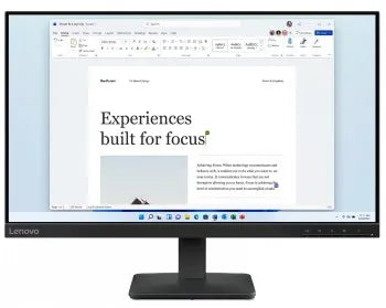 LENOVO L24-4E 23.8" WLED (1920X1080) IPS/250NITS/100HZ/4MS/99% SRGB/HDMI 1.4/VGA (3YEAR WARRANTY)