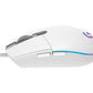 MOUSE USB OPTICAL G102 LIGHTSY/WHITE 910-005824 LOGITECH