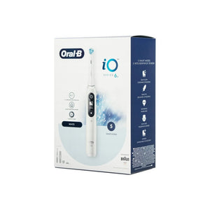 Oral-B Electric Toothbrush | iO6 | Rechargeable | For adults | Number of brush heads included 1 | Number of teeth brushing modes 5 | White
