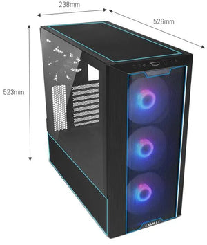 Case|LIAN LI|LANCOOL III|MidiTower|Case product features Transparent panel|ATX|EATX|MicroATX|MiniITX|Colour Black|G99.LAN3RX.00
