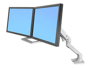 ERGOTRON HX Dual Monitor Desktop Arm whi