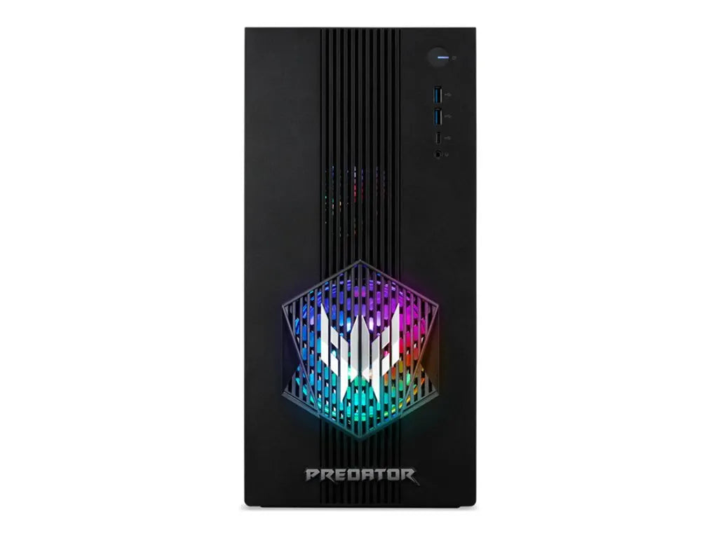 Acer | Predator Orion 3000 | Tower | Black | Intel Core Ultra 5 | 225F | 16 GB | DDR5 | Storage drive capacity 512 GB | NVIDIA GeForce RTX 5060 | 8 GB | Windows 11 Home | Keyboard language No keyboard | Warranty 24 month(s) | Desktop