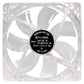 CASE FAN 120MM TRANSP 3PIN+4P/RED 12V XF046 XILENCE