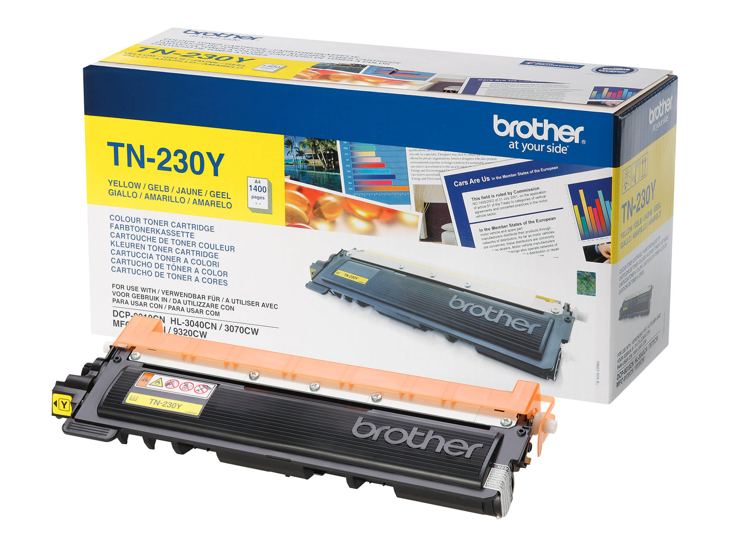 BROTHER TN230Y toner yellow 1400 pages