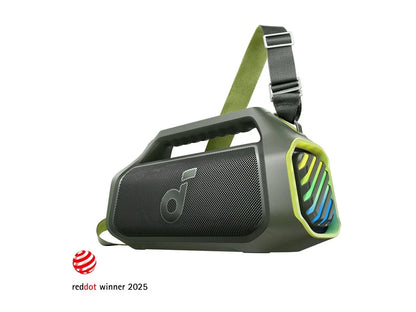 Anker Soundcore Boom 2 Plus A3134 Bluetooth Speaker, Green | Anker Soundcore