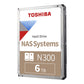 TOSHIBA N300 NAS HDD 6TB 3.5i Retail