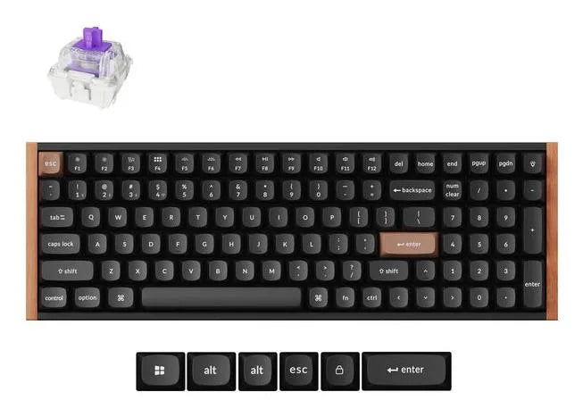 KEYBOARD WRL K4 HE SPECIAL ED/BLACK K4H-F1 KEYCHRON